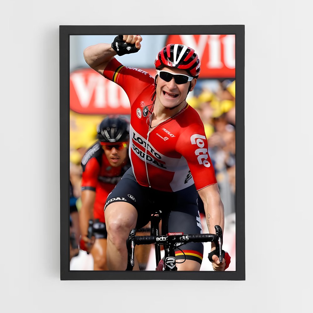 Poster La Victoire d'Andre – affiche Cyclisme (vue 2)
